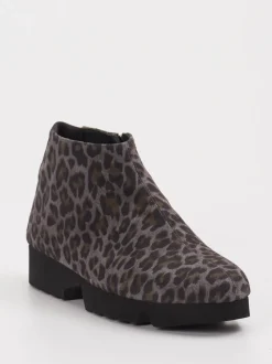 Thierry Rabotin – Stiefelette aus Veloursleder grau