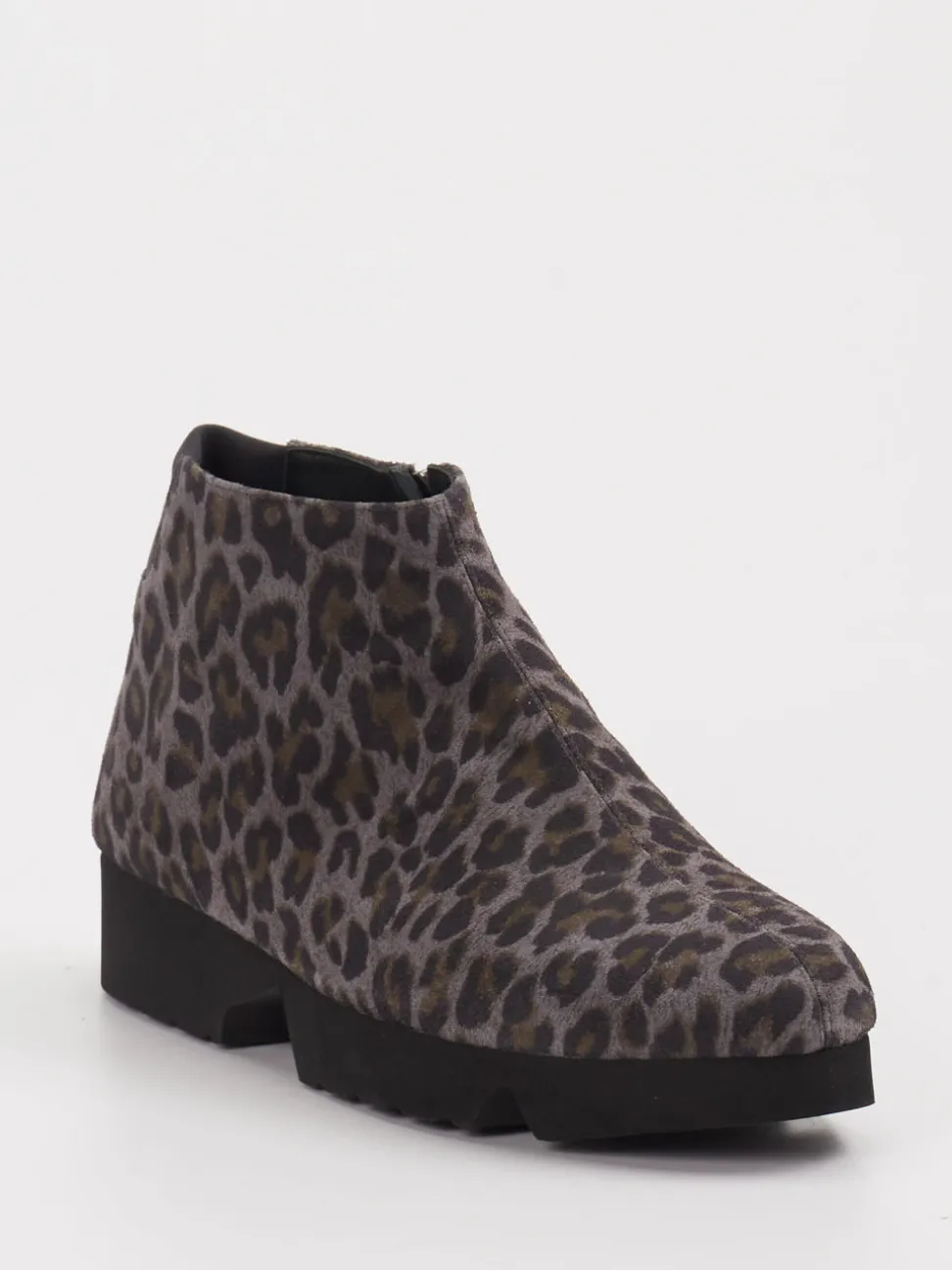 Thierry Rabotin – Stiefelette aus Veloursleder grau