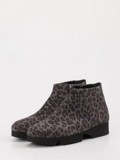 Thierry Rabotin – Stiefelette aus Veloursleder grau
