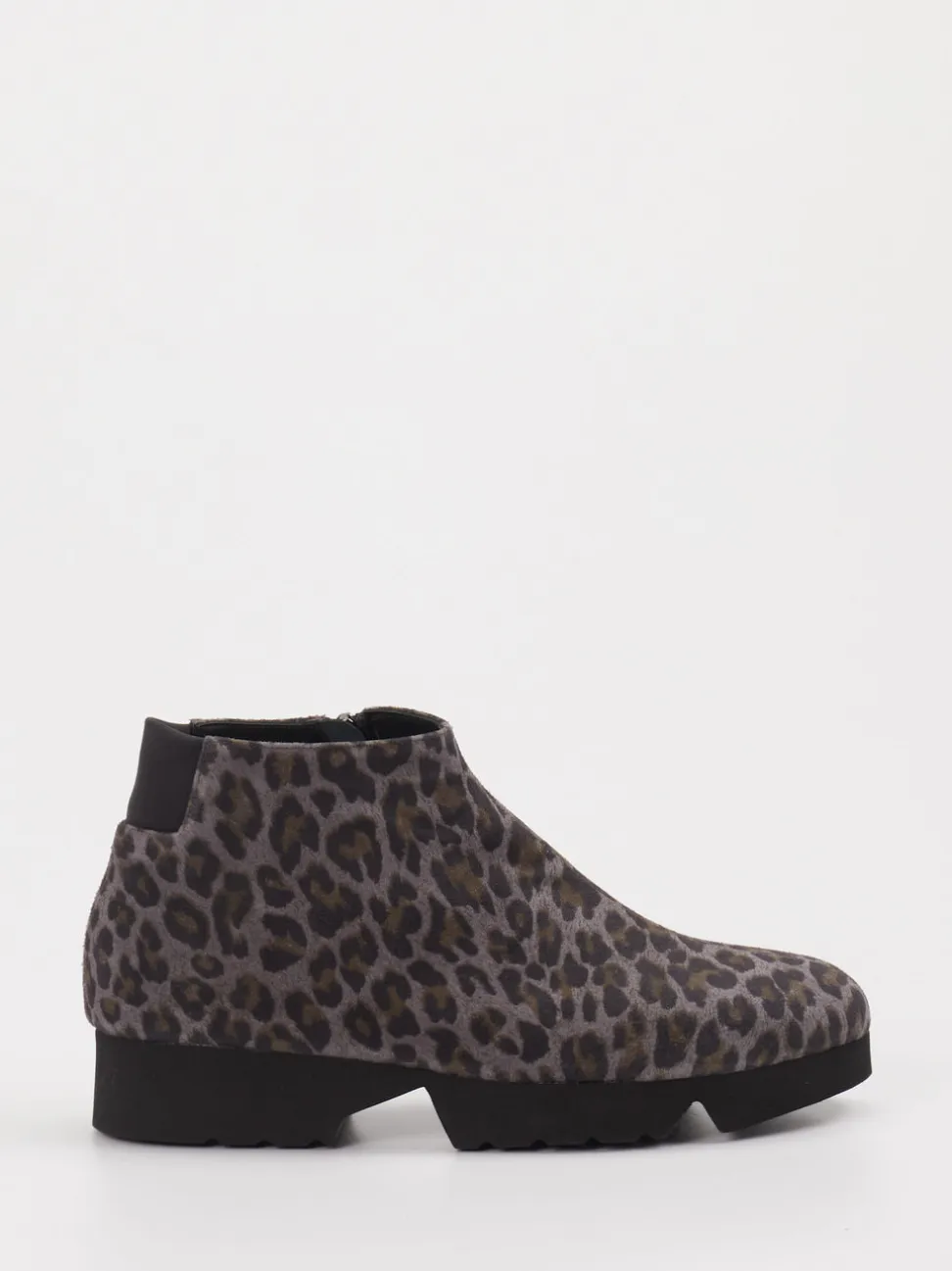 Thierry Rabotin – Stiefelette aus Veloursleder grau