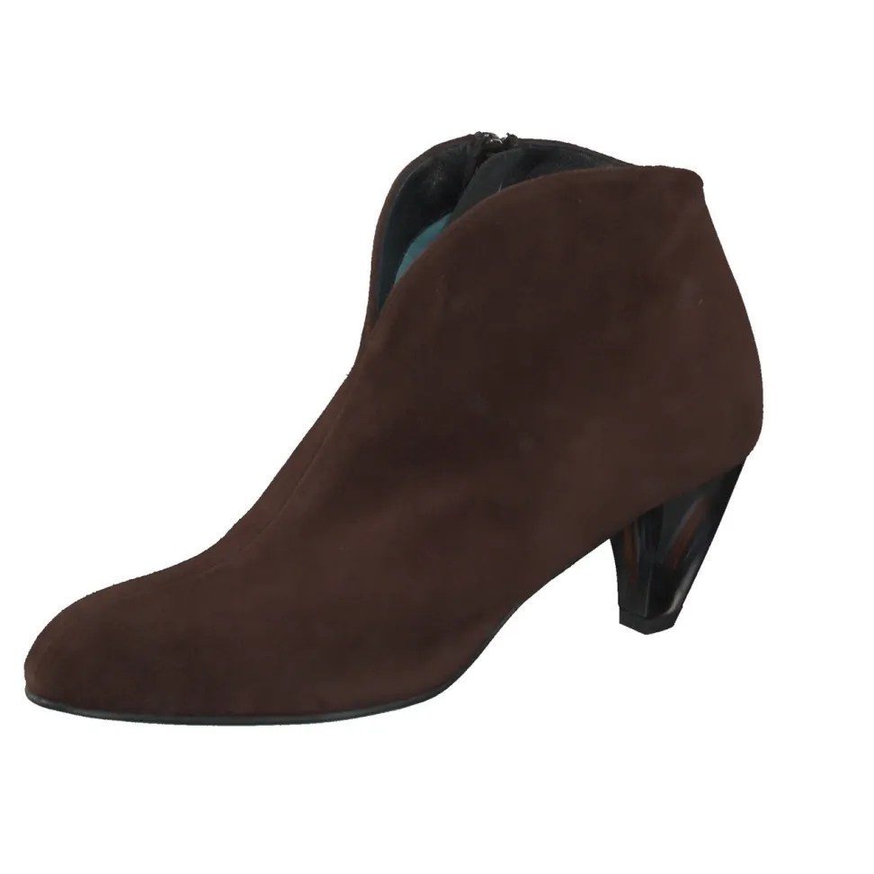 Thierry Rabotin – Stiefeletten aus Veloursleder Dunkelbraun