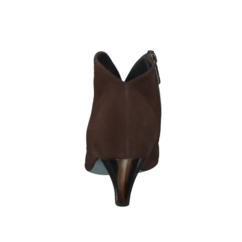 Thierry Rabotin – Stiefeletten aus Veloursleder Dunkelbraun