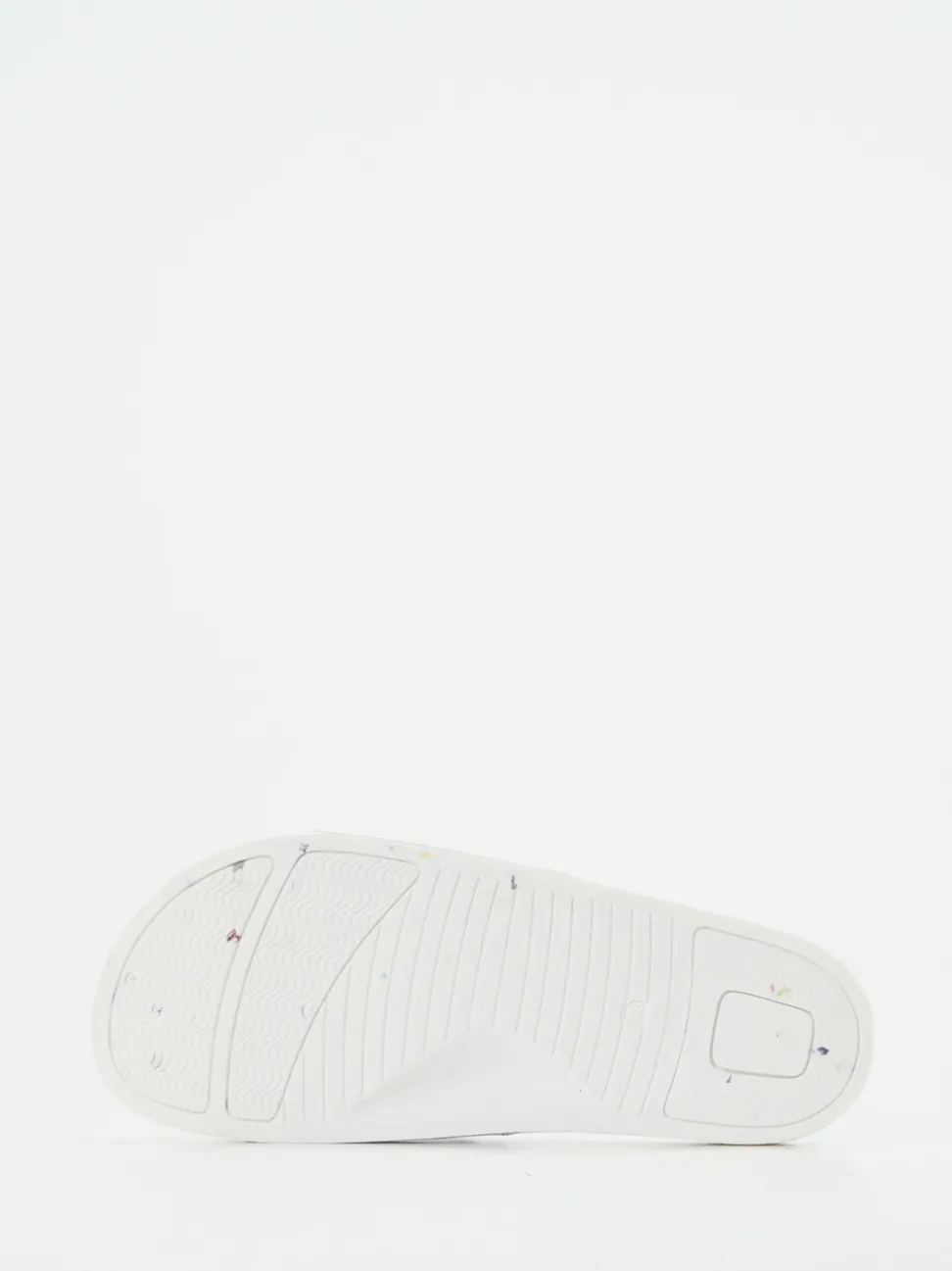 Thies – Badepantolette aus Textil in Hellgrau