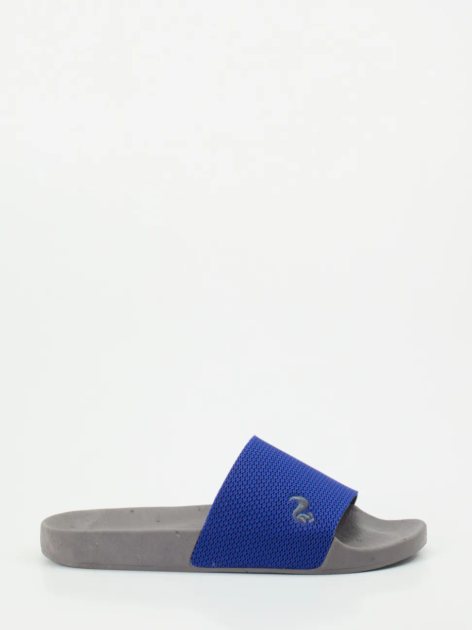 Thies – Badeschlappe aus Textil in Kobaltblau