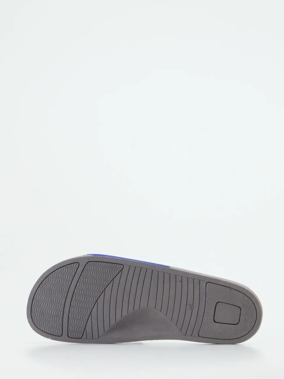 Thies – Badeschlappe aus Textil in Kobaltblau