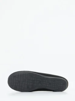 Thies – Ballerina-Hausschuh aus Wolle schwarz