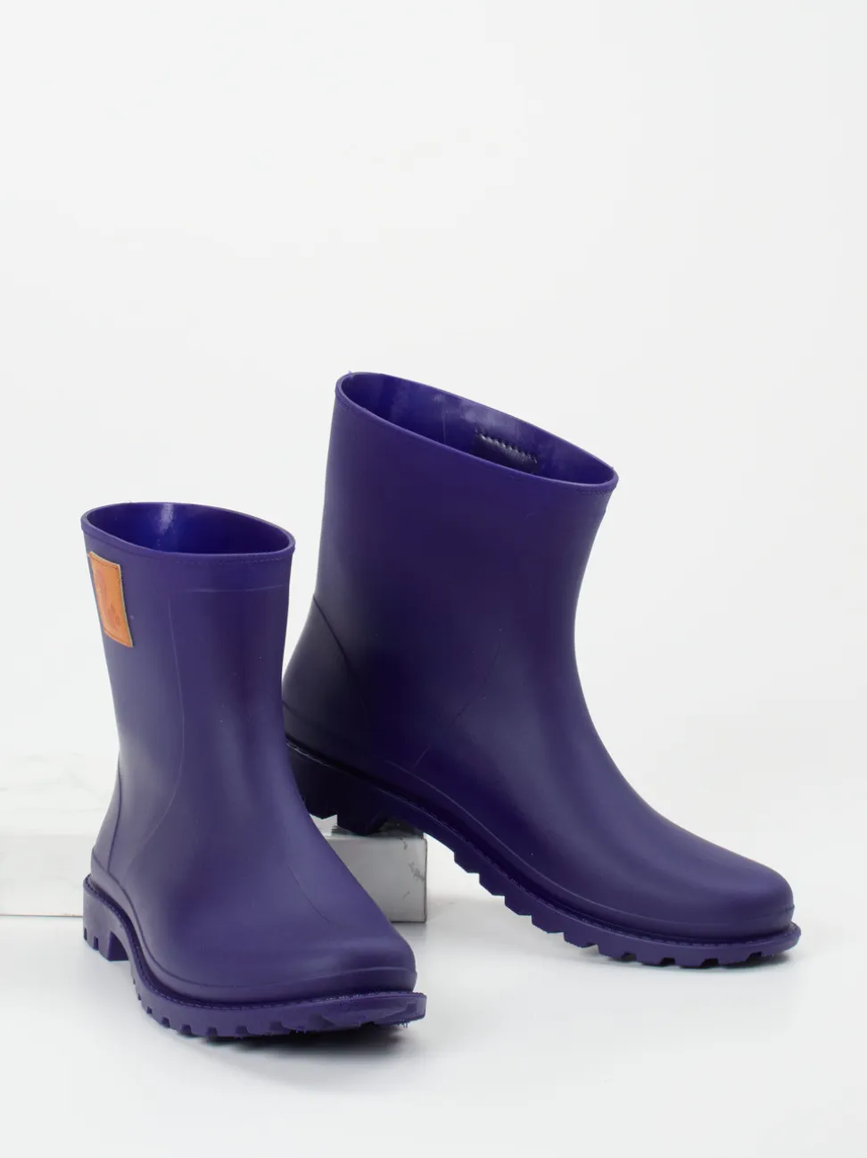 Thies – Gummistiefel aus veganem Gummi Dunkellila