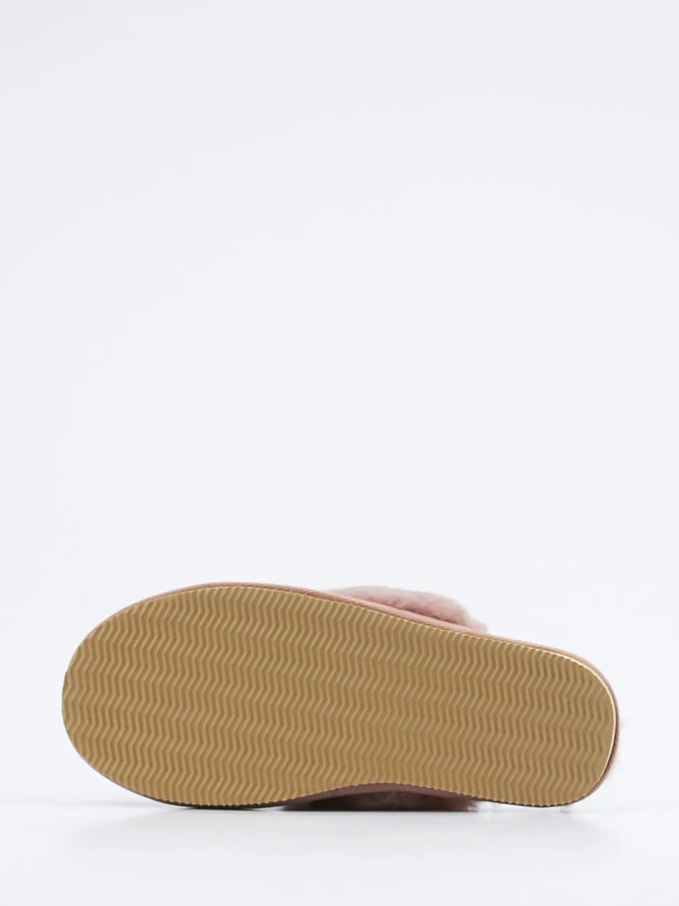 Thies – Hausschuhe aus Veloursleder in Altrosa
