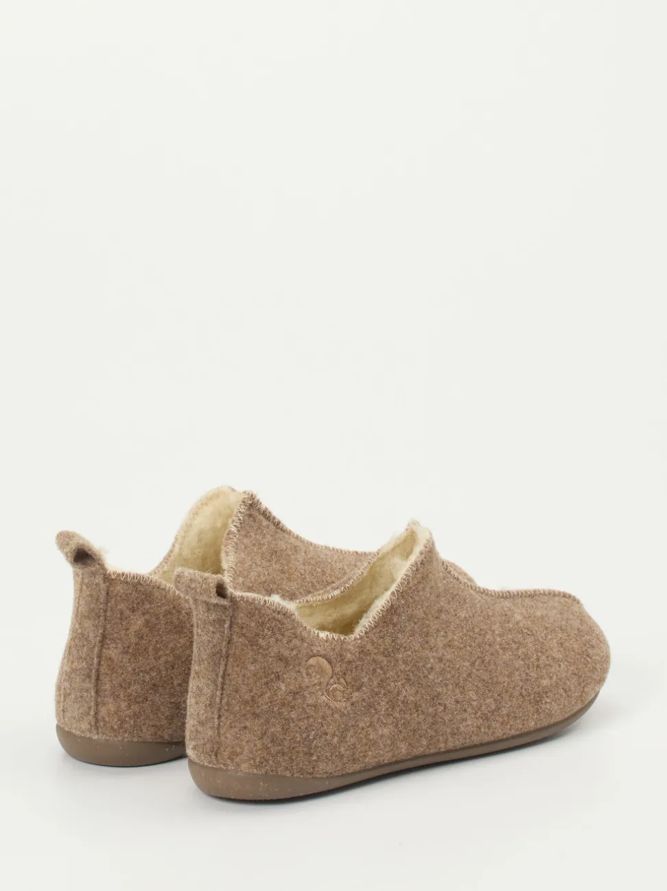 Thies – Hausschuhe aus Wollfilz in Braun