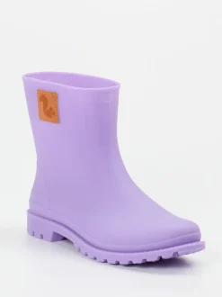 Thies – Kurzschaft-Gummistiefel aus veganem Material Flieder