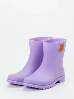 Thies – Kurzschaft-Gummistiefel aus veganem Material Flieder
