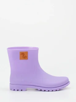 Thies – Kurzschaft-Gummistiefel aus veganem Material Flieder