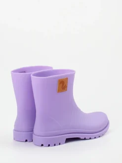 Thies – Kurzschaft-Gummistiefel aus veganem Material Flieder