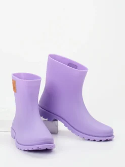 Thies – Kurzschaft-Gummistiefel aus veganem Material Flieder