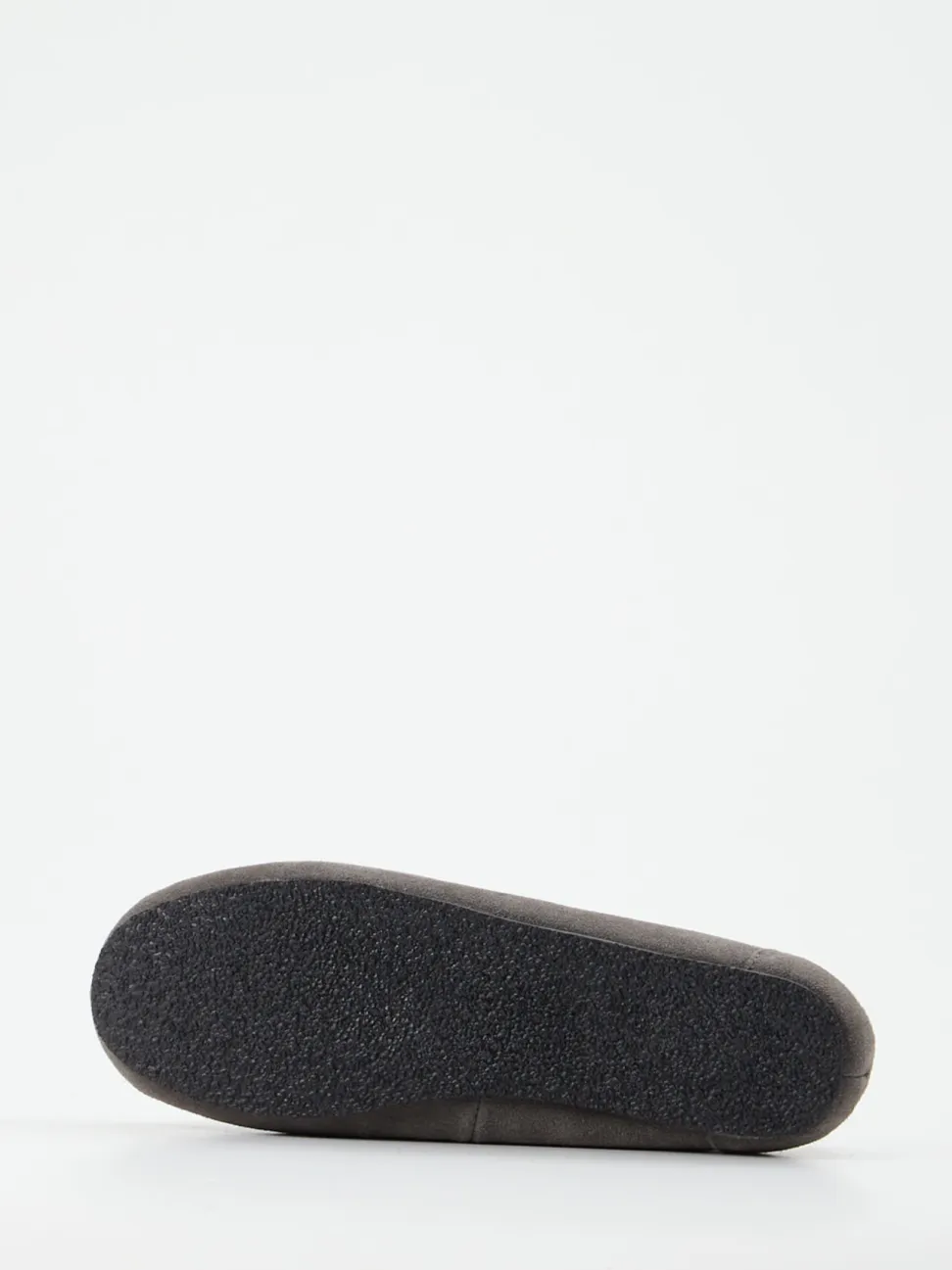 Thies – Mokassin-Hausschuh aus Veloursleder grau
