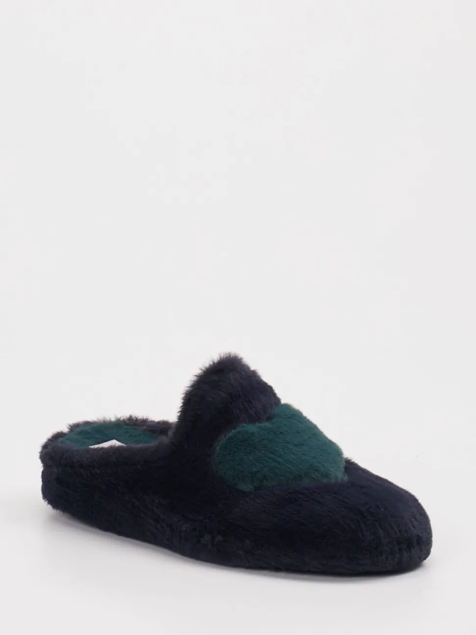 Thies – Pantoffeln aus Textil in Dunkelblau