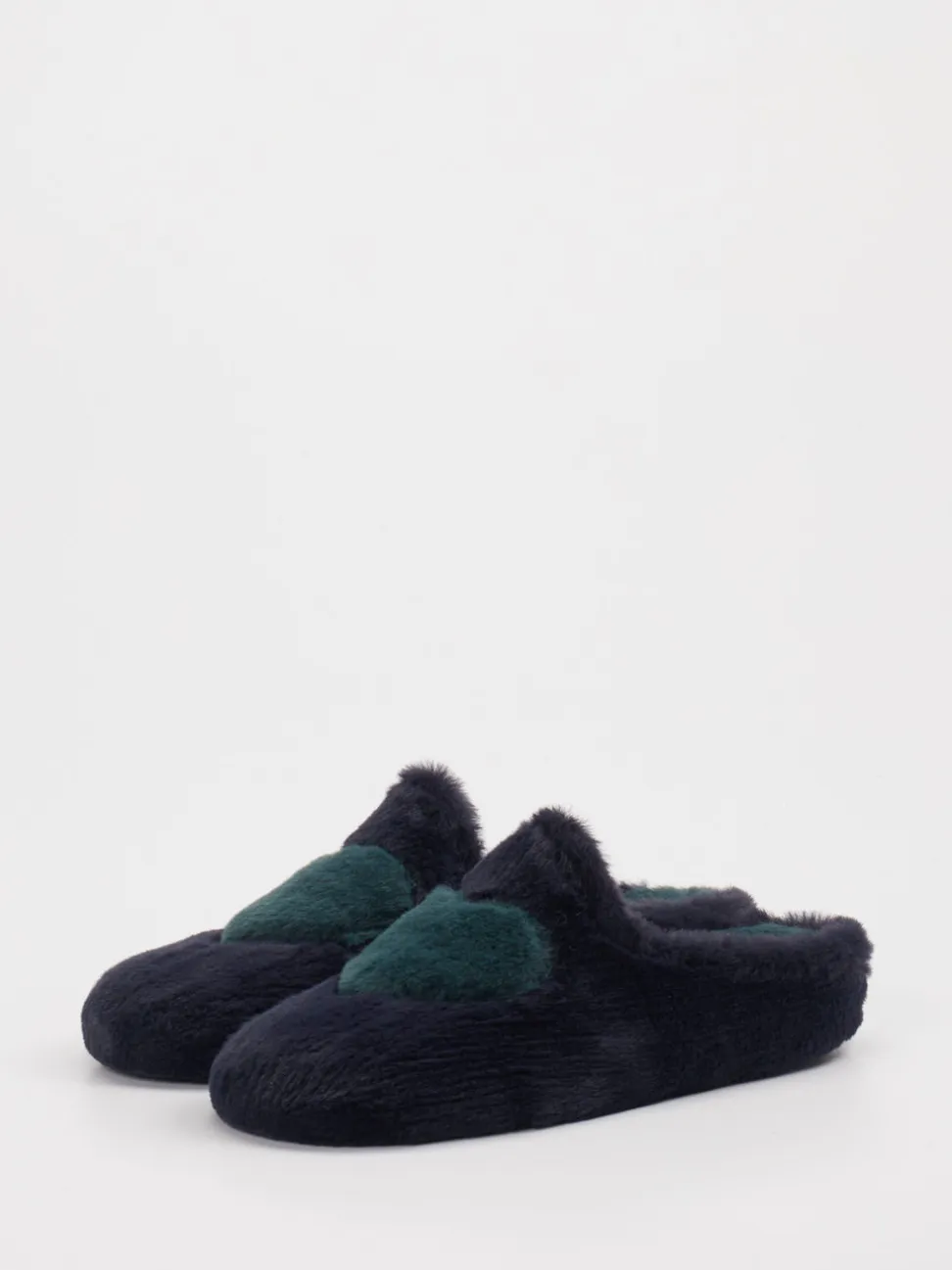 Thies – Pantoffeln aus Textil in Dunkelblau