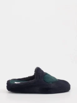Thies – Pantoffeln aus Textil in Dunkelblau