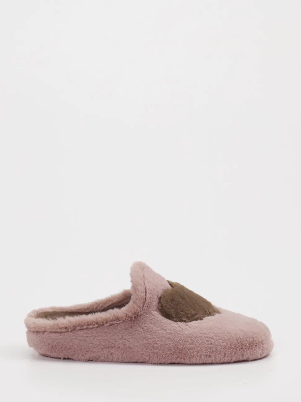 Thies – Pantoffeln aus Textil in Altrosa