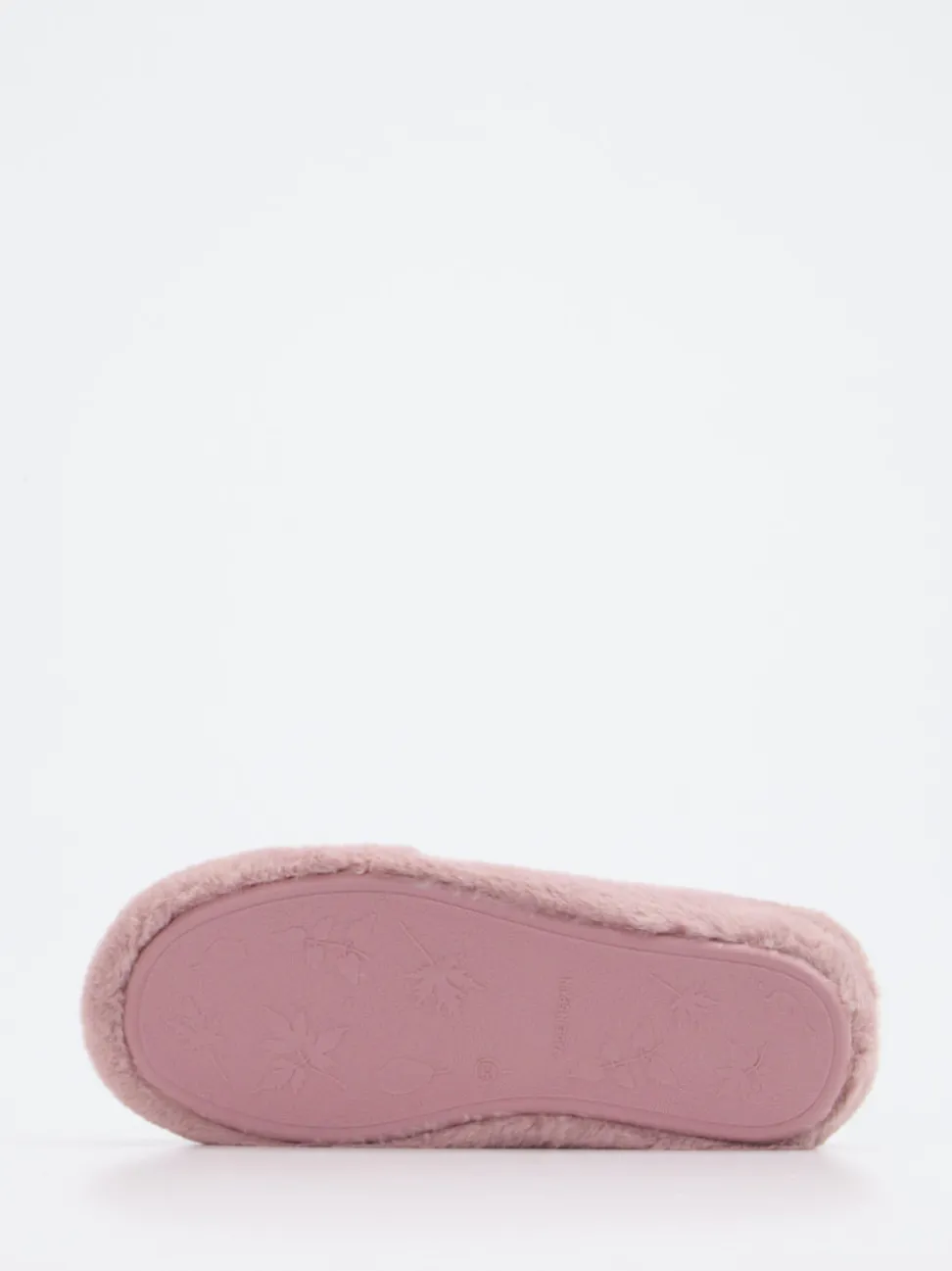 Thies – Pantoffeln aus Textil in Altrosa