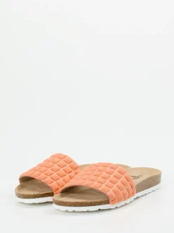 Thies – Pantolette aus Textil in Koralle