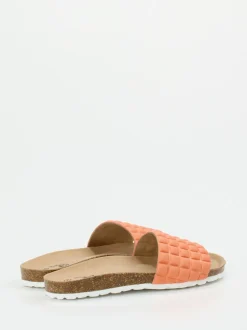 Thies – Pantolette aus Textil in Koralle