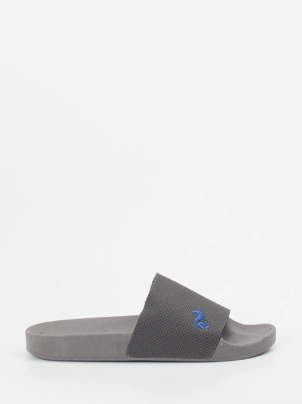 Thies – Slides aus Textil mit EVA-Fußbett in Grau