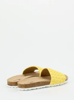 Thies – Slides aus Textil in Pastellgelb