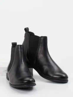 Think – Chelsea Boots aus Kalbleder schwarz