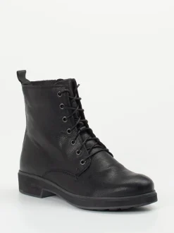 Think – Schnürboots aus Kalbleder Schwarz