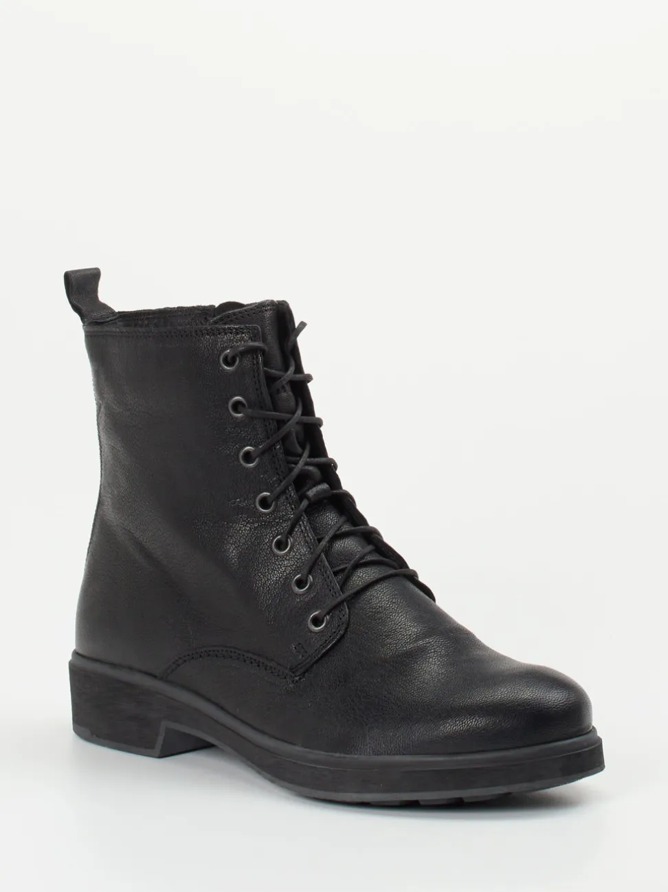Think – Schnürboots aus Kalbleder Schwarz