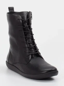 Think – Schnür-Boots aus Ziegenleder schwarz