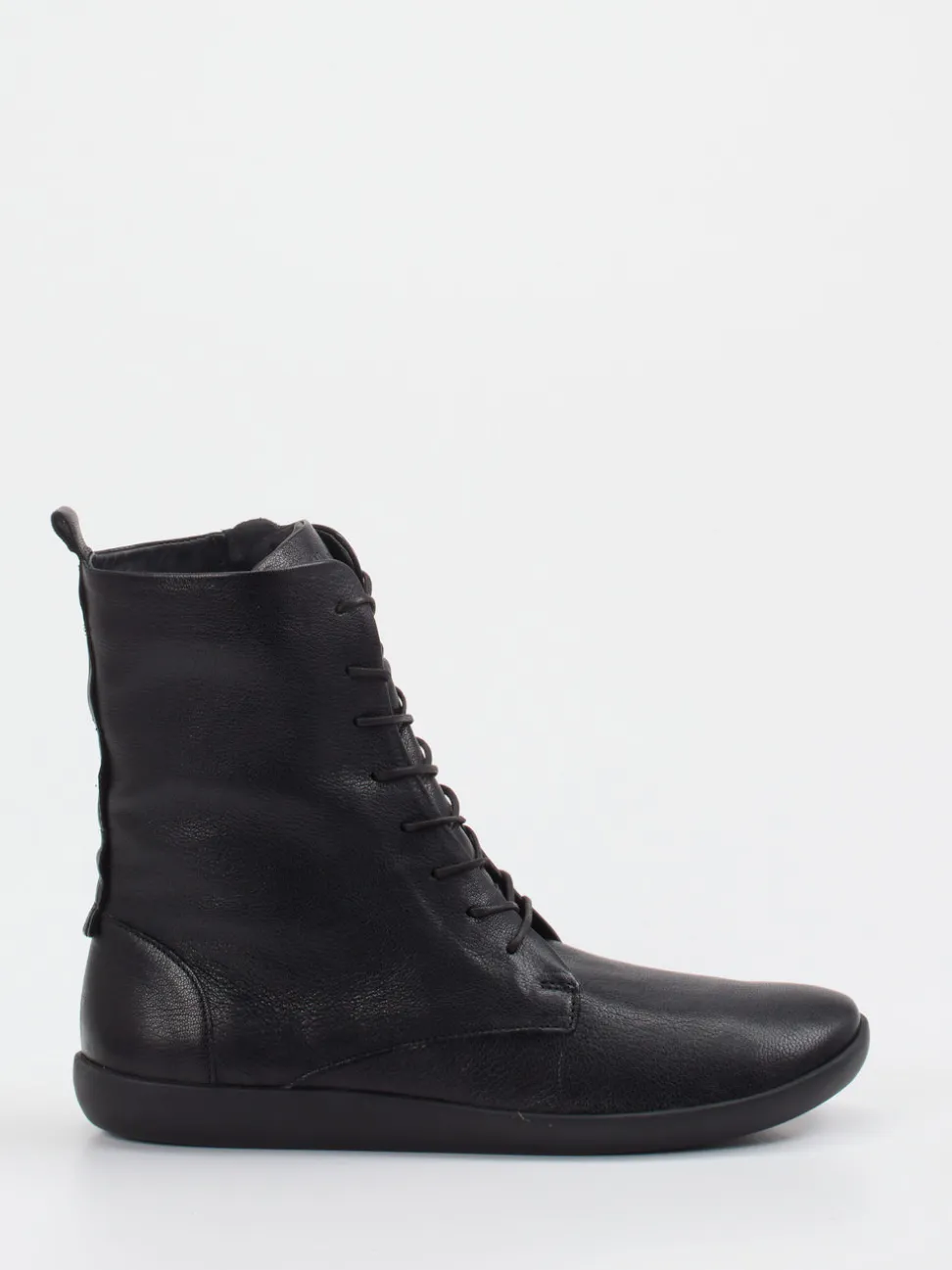 Think – Schnür-Boots aus Ziegenleder schwarz