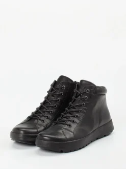 Think – Schnürboots aus Ziegenleder schwarz