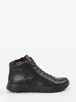 Think – Schnürboots aus Ziegenleder schwarz