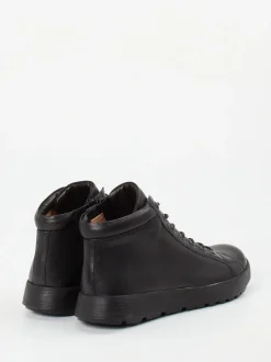 Think – Schnürboots aus Ziegenleder schwarz