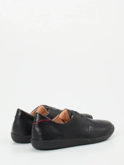 Think – Schnürschuh aus Lammleder Schwarz