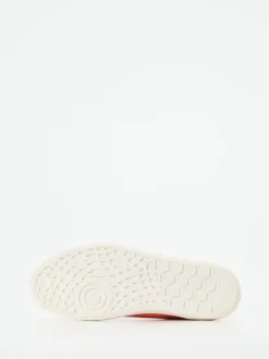Think – Sneaker aus Kalbleder in Korallrosa