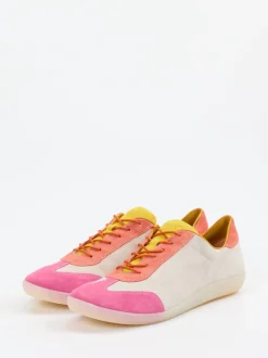 Think – Sneaker aus Veloursleder im Color-Blocking