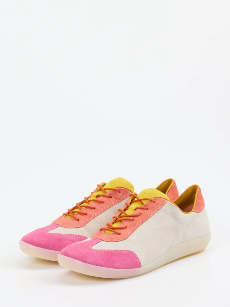Think – Sneaker aus Veloursleder im Color-Blocking