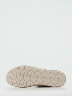 Think – Stiefeletten aus Veloursleder beige