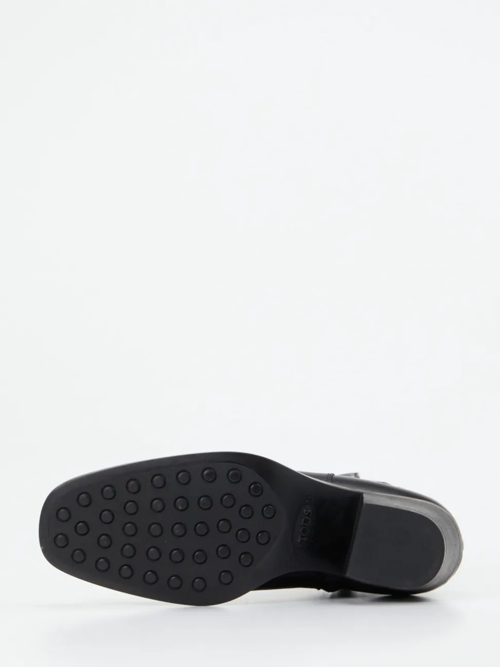 Tod's – Blockabsatz-Stiefeletten aus Kalbleder Schwarz