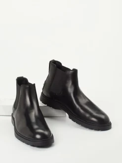 Tod's – Chelsea Boots aus Kalbleder schwarz