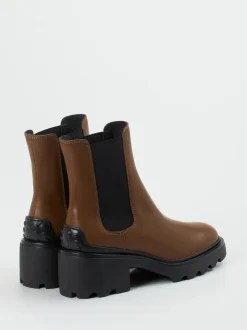 Tod's – Chelsea Boots aus Kalbleder in Braun