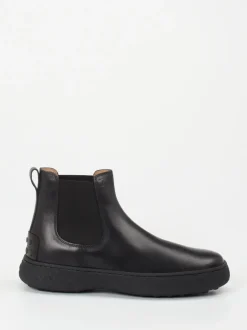 Tod's – Chelsea Boots aus Kalbleder schwarz