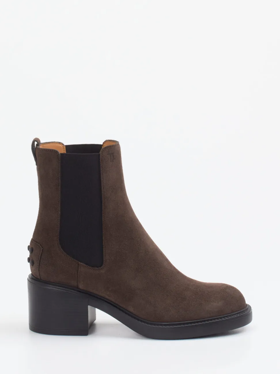 Tod's – Chelsea Boots aus Veloursleder Dunkelbraun