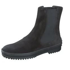 Tod's – Chelsea Boots aus Veloursleder Schwarz