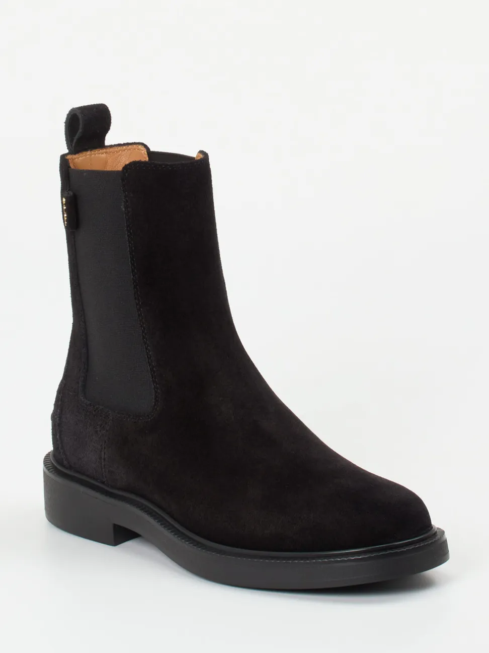 Tod's – Chelsea Boots aus Veloursleder schwarz