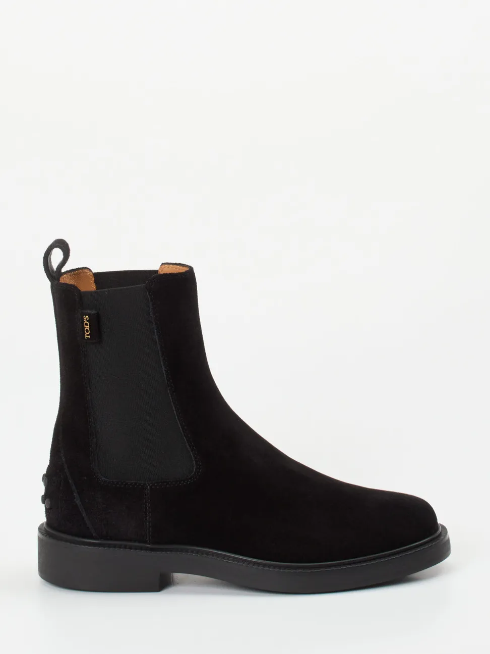 Tod's – Chelsea Boots aus Veloursleder schwarz
