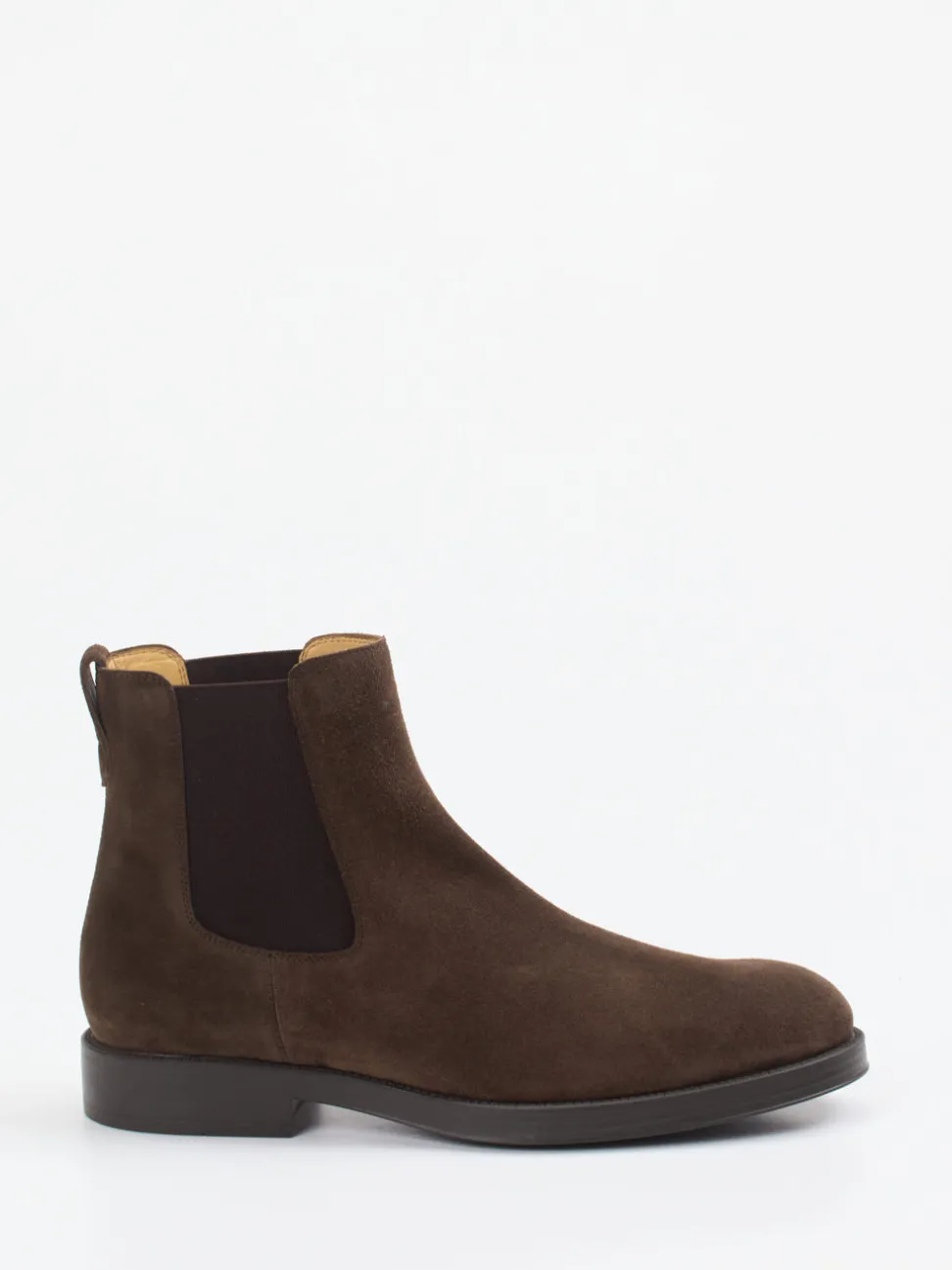 Tod's – Chelsea Boots aus Veloursleder Dunkelbraun